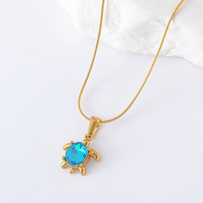 3 шт. из нержавеющей стали маленькая морская черепаха кулон пляжный отдых ожерелья для женщин, золотые