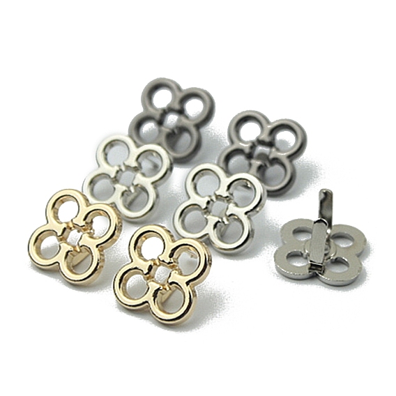Rivets de fleurs en alliage, accessoires de décoration de sac à main