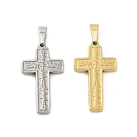 304 подвески из нержавеющей стали, терновый крест-амулет