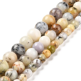 Natural African Opal Beads Strands, Round