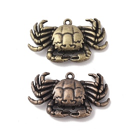 Tibetan style Alloy Pendants, Crab Charm