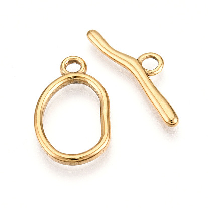 304 из нержавеющей стали застежками тумблеры, овальные, ионное покрытие (ip)