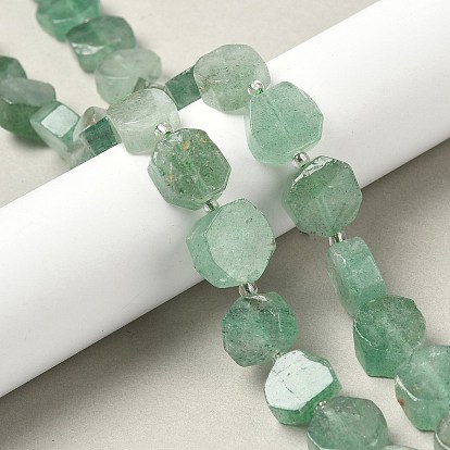 Натуральный зеленый клубника кварц бисер нити, самородки, с бисером