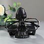 Skull Resin Eyeglass Holder with Tray, Home Decorations