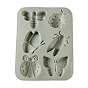 Insect Shape Cake DIY Food Grade Silicone Mold, Cake Molds(Random Color is not Necessarily The Color of the Picture)