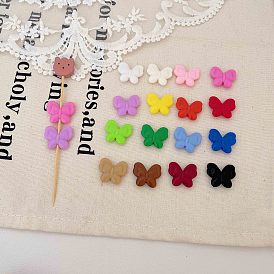 Opaque Acrylic Beads, Butterfly