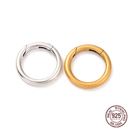 925 Sterling Silver Spring Gate Rings