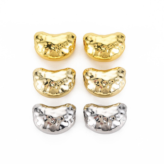 Rack Plating Alloy Beads, Cadmium Free & Nickel Free & Lead Free, Bean