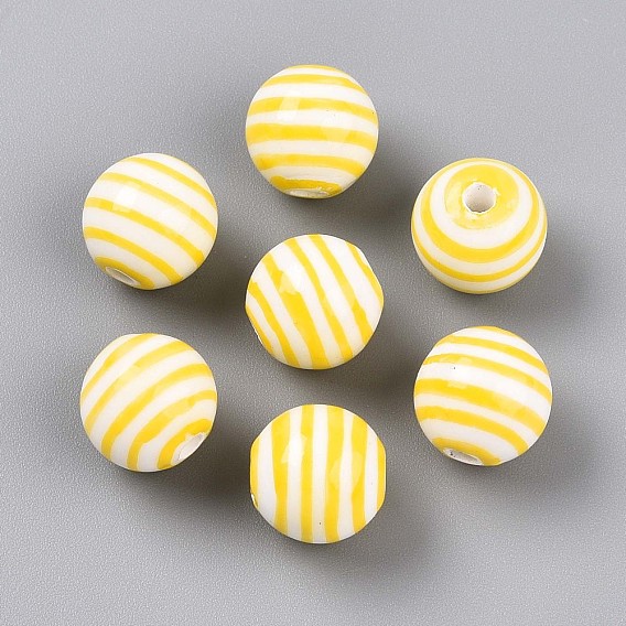 Фарфоровые бусины ручной работы, фантазии античного стекла фарфора, круглый и полосатый