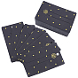 120Pcs Paper Hair Clip Display Cards, Rectangle