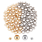 120Pcs 4 Style 304 Stainless Steel Spacer Beads, Rondelle & Flat Round
