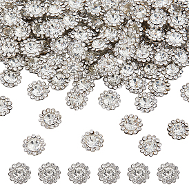 200шт. пряжки в виде цветов из железа и стекла, аксессуары для одежды