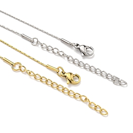 304 Stainless Steel Cardano Chain Necklaces