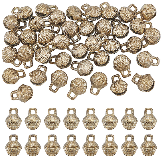 40шт. латунные подвески-колокольчики, колокол