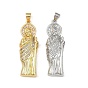 Латунные микро проложить кубического циркония подвески, без кадмия и без свинца, святой иуда