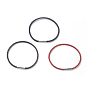 Leder Schnur Armband machen, mit Messing-Schließen