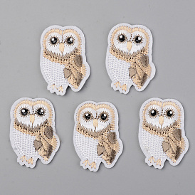 Computerized Embroidery Cloth Iron on/Sew on Patches, Appliques, Costume Accessories, Owl