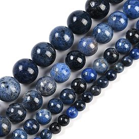 Natural Dumortierite Beads Strands, Round