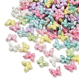 Непрозрачные акриловые бусины с имитацией жемчуга, бабочка