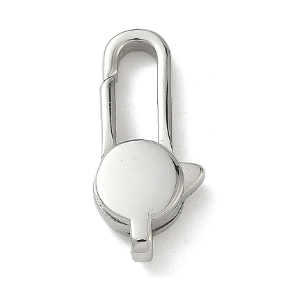 304 нержавеющая сталь застежка когтя омара, плоско-круглые