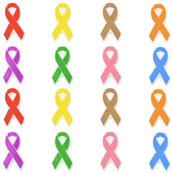 16 шт 8 цвета силиконовые бусины, лента сознания