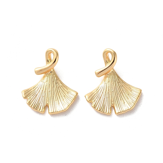 Латунные подвески, подвески из листьев гинкго