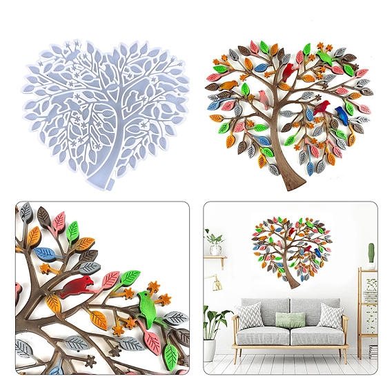 Пищевые силиконовые формы для украшения стен, формы для литья смолы, для уф-смолы, изготовление изделий из эпоксидной смолы