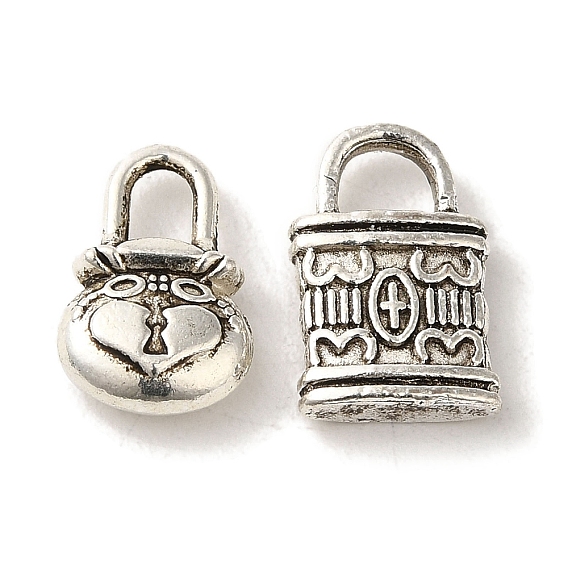 Сплавочные подвески тибетского стиля, без кадмия и без свинца, замковые прелести
