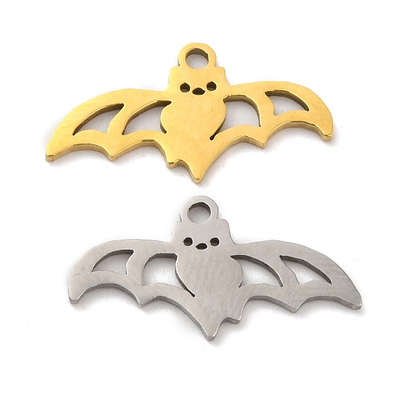 201 подвески из нержавеющей стали, очарование летучей мыши