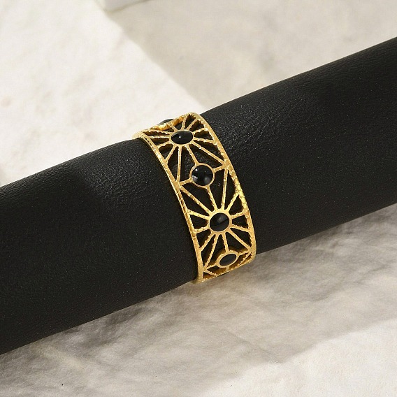 Полые 304 эмалированные манжеты из нержавеющей стали для женщин