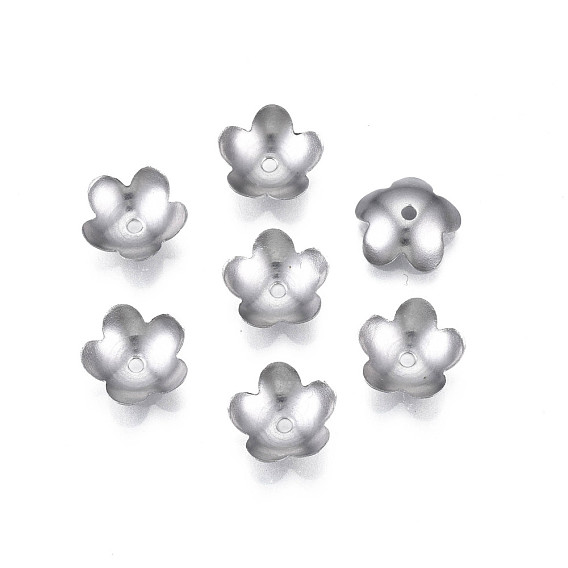 304 caps d'acier inoxydable, multi-pétale, fleur