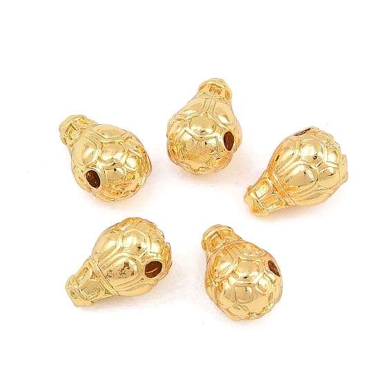 Латунные бусины, Бутон цветка, долговечный, стойки покрытие