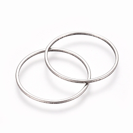 Stainless Steel Linking Rings, for Jewelry Making, Ring