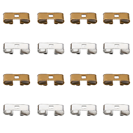 32 шт. 2 стили галстук-боло слайдеры застежка аксессуары, пустые шлепанцы для галстука-боло с низким профилем, прямоугольные