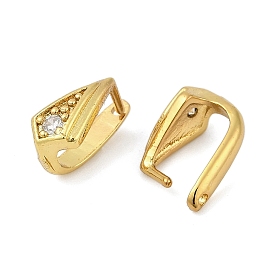 Латунные микро проложить кубического циркония прижимные поручительств, щепотка под залог для изготовления кулона, стойки покрытие, долговечный