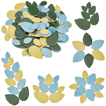 Мозаика из керамогранита, мозаичная плитка в виде листьев, для поделок из мозаики своими руками, рамки для картин и многое другое