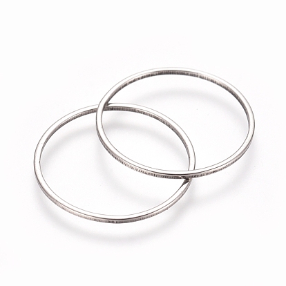 Stainless Steel Linking Rings, for Jewelry Making, Ring