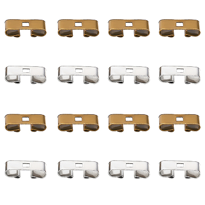 32 шт. 2 стили галстук-боло слайдеры застежка аксессуары, пустые шлепанцы для галстука-боло с низким профилем, прямоугольные