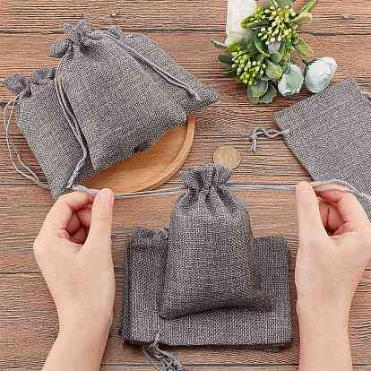 Burlap Packing Pouches Drawstring Bags