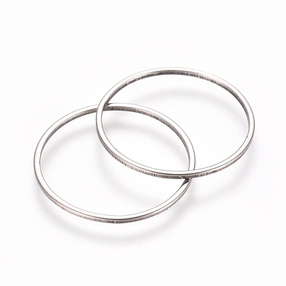 Stainless Steel Linking Rings, for Jewelry Making, Ring