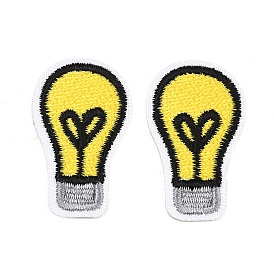 Полиэстер, компьютерная вышивка, нашивки, пришивные и приклеиваемые утюгом., лампа, аппликация