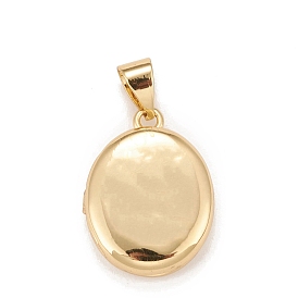 Подвески латуни медальон, фото прелести рамка для ожерелья, без свинца и без кадмия, овальные