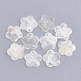 Capiz Shell Pendants, Flower