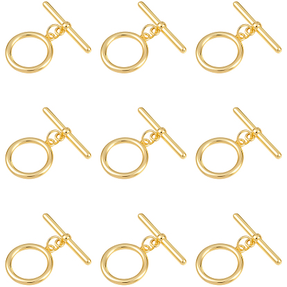 15 комплекты латунных застежек-тоглов, кольцо и бар