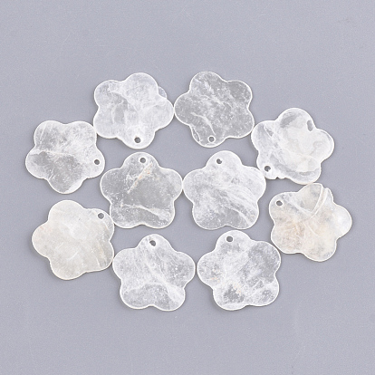 Capiz Shell Pendants, Flower