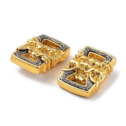 Brass Connector Charms, Rectangle Links