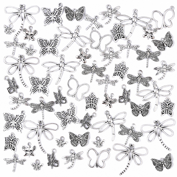 60 шт 12 стили подвески из сплава в тибетском стиле, разнообразные