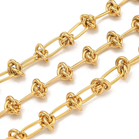 10М-ионное покрытие (IP) 304 Цепи с овальными и узловыми звеньями из нержавеющей стали, несварные, с катушкой