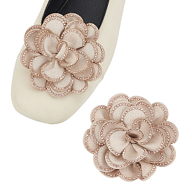 Тканевые зажимы для пряжек обуви, цветок