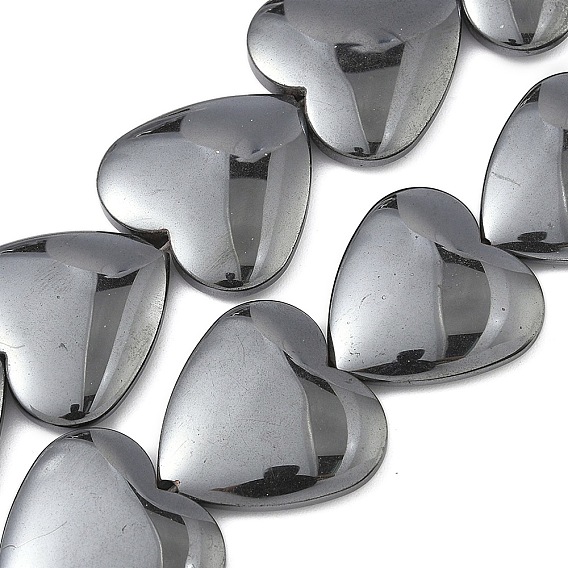 Синтетических немагнитных гематит бисер нитей, сердце